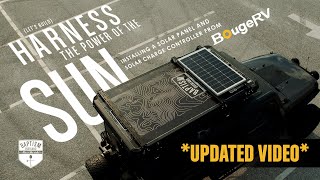 Solar Power!! *Installing BougeRV's MPPT Solar Charge Controller and 100w Solar Array*