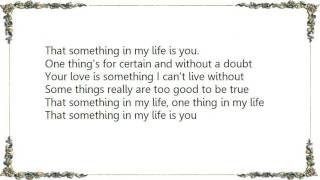 Clint Black - That Something in My Life Lyrics