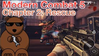 Modern Combat 5: Chapter 2 - Awakening: 04.Rescue (3 Stars Walkthrough)