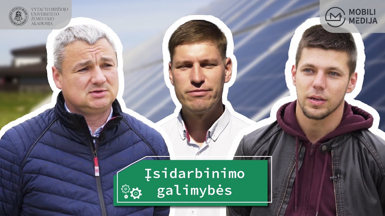 VDU ŽŪA - 3M2 - Atsinaujinantys ištekliai - įsidarbinimo galimybės