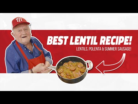 Delicious Lentil Stew with Smoked Summer Sausage and Polenta | Mariano's Cooking | S5E1