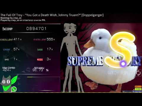 my beatmap (osu mania) made from a the fall of troy song #osu  #osumania