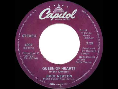 1981 HITS ARCHIVE: Queen Of Hearts - Juice Newton (a #2 record--stereo 45)