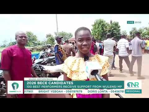 Wulensi MP Supports 100 Best BECE Candidates With SHS Starter Packs