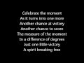 Rush-One Little Victory (Lyrics)