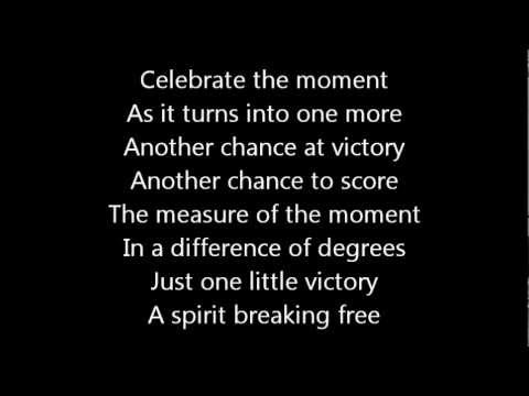 Rush-One Little Victory (Lyrics)