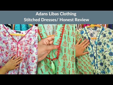 Adan's Libaas Stitched Dresses Honest Review| Budget Friendly Ready To Wear Summer Dresses| Reviews