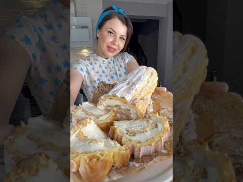 EKLER PASTASI 🍰 #eclair #cake #pasta #cooking #sweet #food #kitchen #viralvideo #viralshort