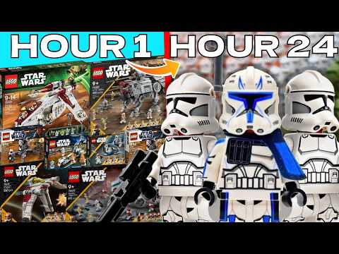 I Built The BIGGEST LEGO Star Wars Clone Army In 24 Hours...