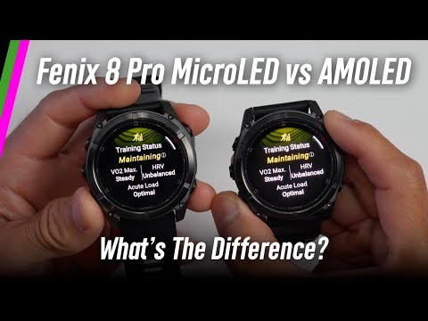 Garmin Fenix 8 Pro MicroLED vs AMOLED // What's The Difference?