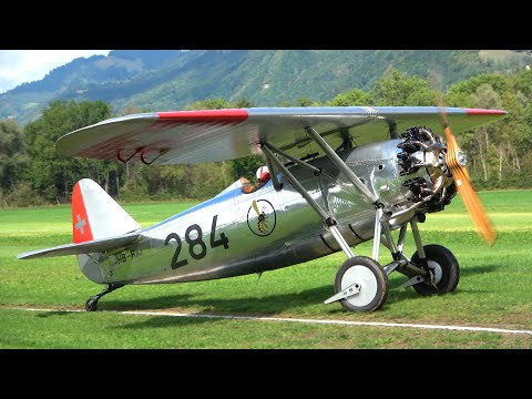 Dewoitine D.26 & Morane MS.317 Formation Display – RIO 2022 Gruyères Switzerland