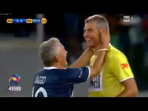 (01/09/2014) Roberto Baggio Goal - Match For Peace