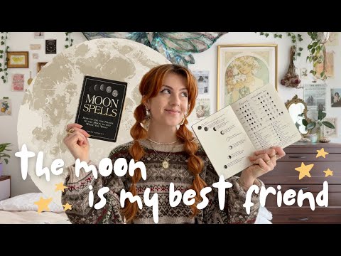 My life with the moon | app recommendations, moon calendar & journal with me🌛⭐️