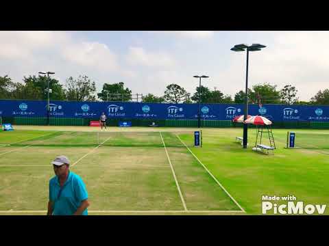 (練習風景)久留米市ユー・エス・イーカップ国際女子テニス