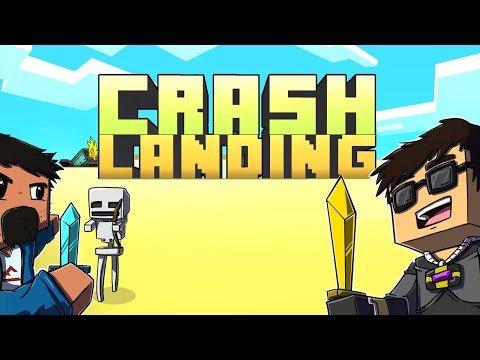 Playing Minecraft As CRASH LANDING SURVIVORS