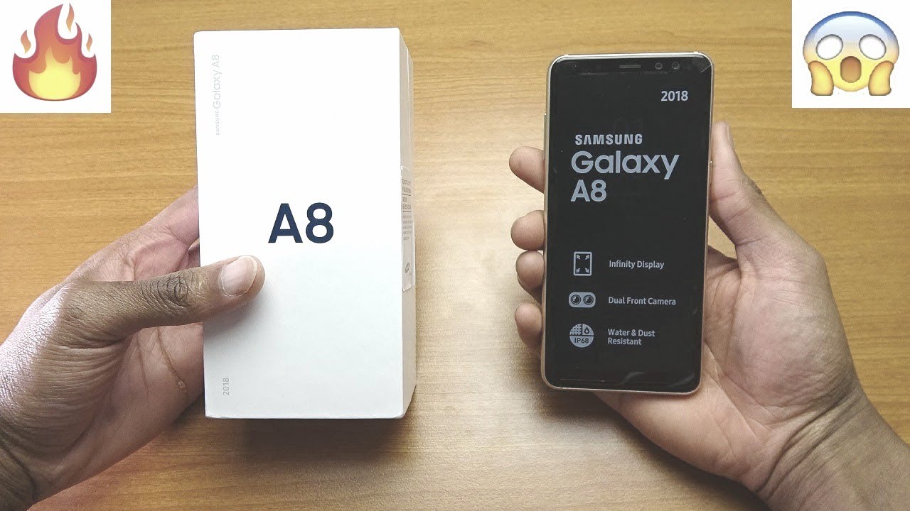 Samsung Galaxy A8 2018 Unboxing