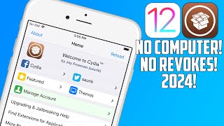 How To Jailbreak iOS 12.5.7 (No Computer/Revokes!) 2024! Get Cydia & Sileo! iPhone 5s/6, iPad/iPod!