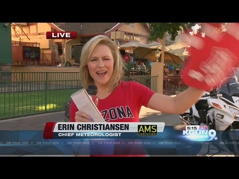 Chief Meteorologist Erin Christiansen's KGUN 9 Forecast Thursday, August 28, 2014