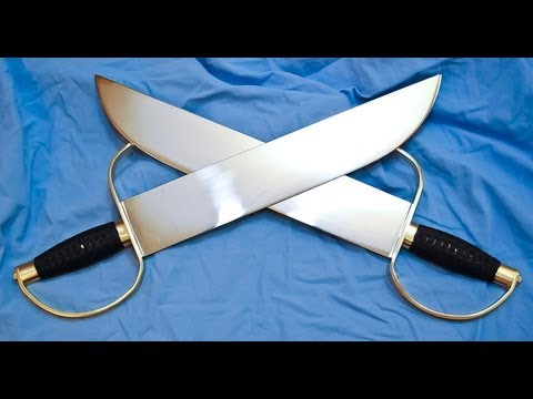 Cold Steel Butterfly Swords - Review and Destruction Test
