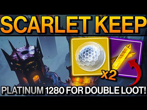 SOLO 1280 Master Scarlet Keep - DOUBLE LOOT Nightfall Ordeals! | Platinum Hunter Run (Destiny 2)