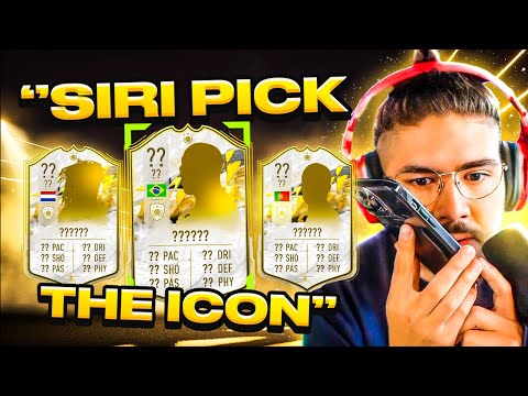 Siri decides my ICON PLAYER PICK!
