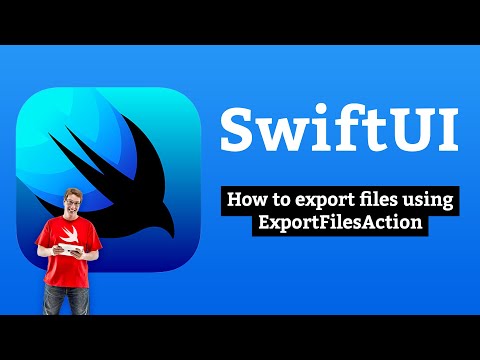 How to export files using ExportFilesAction – SwiftUI