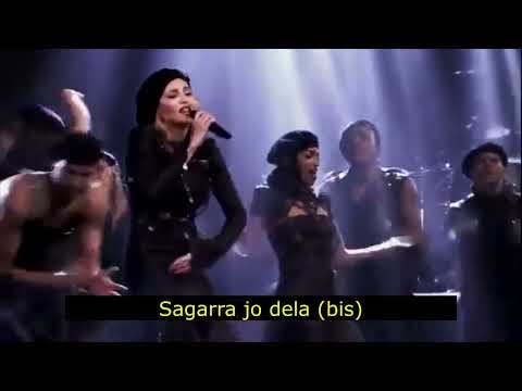👑 MADONNA cantando en EUSKERA- Sagarra jo - Kalakan