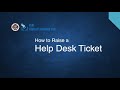 How To Raise A Helpdesk Ticket