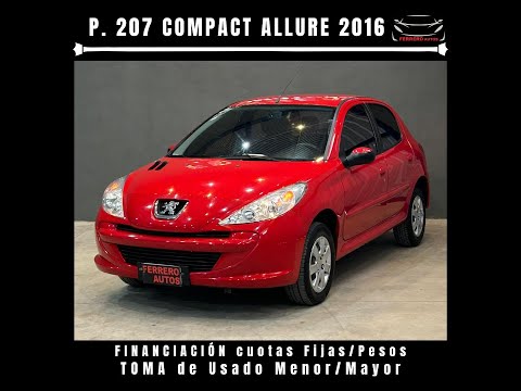 Se Vende Peugeot 207 Compact Allure 2016 - FERRERO Automotores Oncativo Provincia de Córdoba