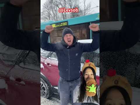 My little brother walked into a pile of snow⁉️Almost drowned⁉️😱😨😫@Levsob