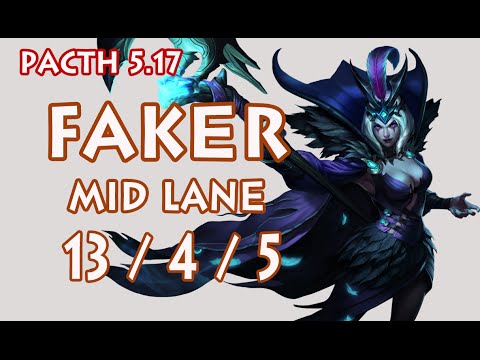 SKT T1 Faker Leblanc vs Zilean - Mid Lane 5.17 - KR Challenger SoloQ