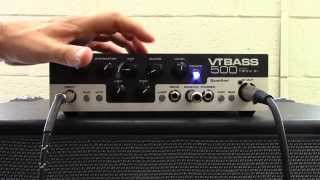 Video thumbnail for Tech 21 VT Bass 500 - Amp Rundown by Tech21nyc