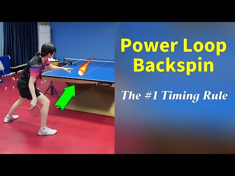 Power Loop Backspin: The #1 Timing Rule for TOPSPIN vs. BACKSPIN