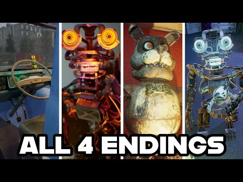 FNAF Secret of the Mimic ALL ENDINGS (Good, Bad, Secret, True Ending) 100% (Five Nights at Freddy's)