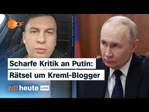 Video Thumbnail: Vom Putin-UnterstĂĽtzer zum Kritiker: Was hinter dem Fall Remeslo steckt | ZDFheute live