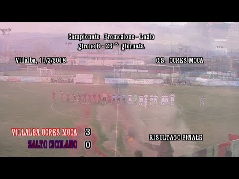 Villalba Ocres Moca - Salto Cicolano - sintesi - 11 marzo 2018