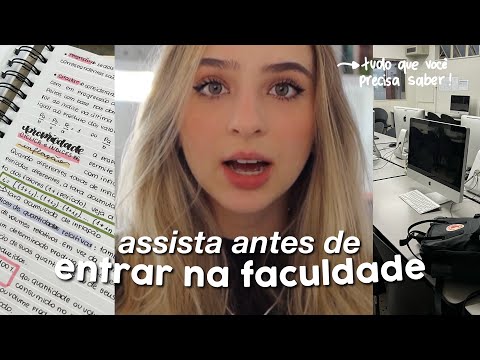o que você PRECISA SABER antes de entrar na FACULDADE | dicas e dúvidas 🎓