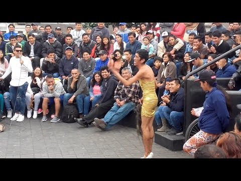 Los Herederos de la Risa! El show del Policia! - Comicos Ambulantes 2016