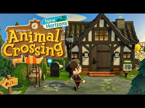 Animal Crossing New Horizons Town Library Interior Tour - Island Design Part 6