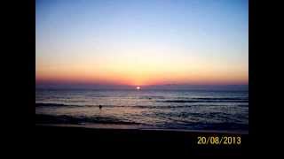 preview picture of video 'Răsărit de soare, Bulgaria, Obzor, Paraiso Beach, 20 August 2013'