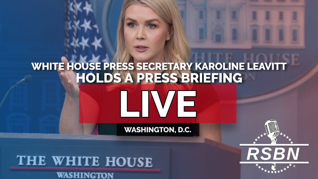 LIVE: White House Press Secretary Karoline Leavitt Holds a Press Briefing - 10/23/25