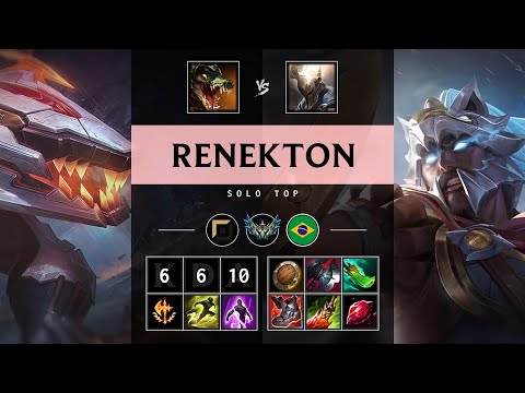 Renekton Top vs Pantheon - BR Challenger Patch 25.15