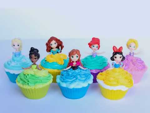 Easy Princess Cupcakes