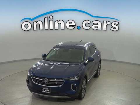 Certified Used 2023 Blue Buick Essence image 1
