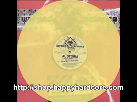 HappyHardcore vinyl, Al Storm - Move Those Feet , Warped Science WARPED035