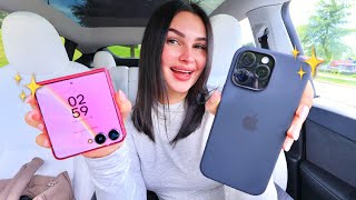 1 week with the samsung galaxy z flip 7: should you switch from iphone?! ✨