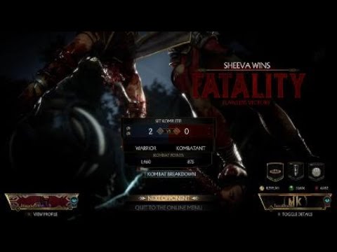 MK 11 Sheeva Spam Rage