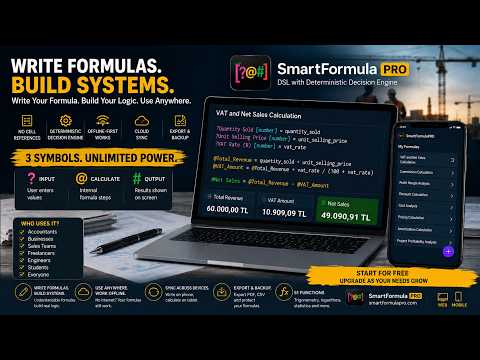 SmartFormulaPro:Formula Engine video thumbnail