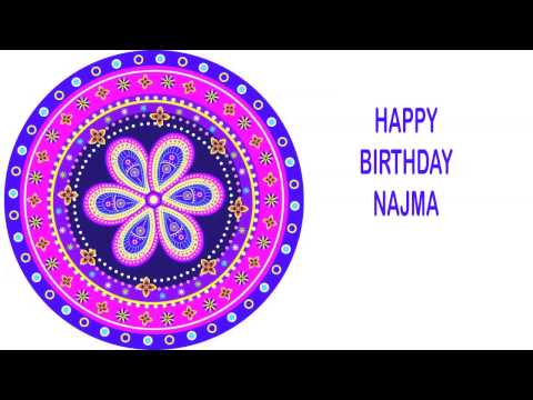 Najma   Indian Designs - Happy Birthday