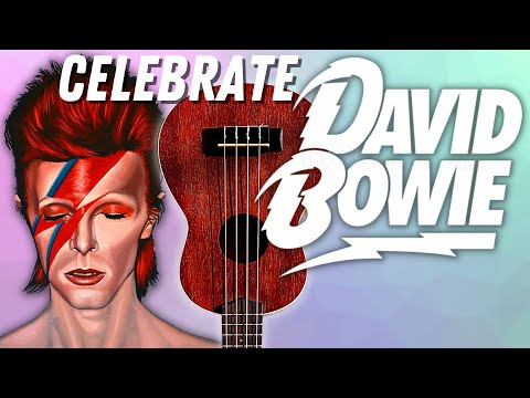 CELEBRATE DAVID BOWIE'S BIRTHDAY! FREE UKULELE LESSON & SONGBOOK 🎶
